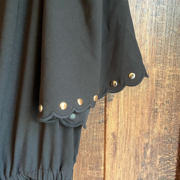 Kate spade Womens romper jumpsuit black size 8 - Picture 2 of 6